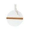 Petite Round Charcuterie Board - White