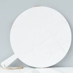 Round Charcuterie Board - White 15 Round Charcuterie Board - White -Sabre Home Decor Sale 0053 KITC 1000 WT ALT
