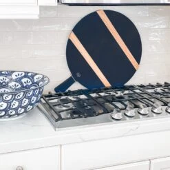 Round Charcuterie Board - Navy -Sabre Home Decor Sale 0055 KITC 1000 NV ALT3