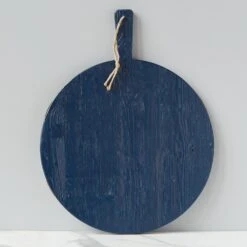 Round Charcuterie Board - Navy -Sabre Home Decor Sale 0057 KITC 1000 NV ALT