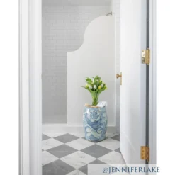 Painted Floral Garden Stool -Sabre Home Decor Sale 107 11