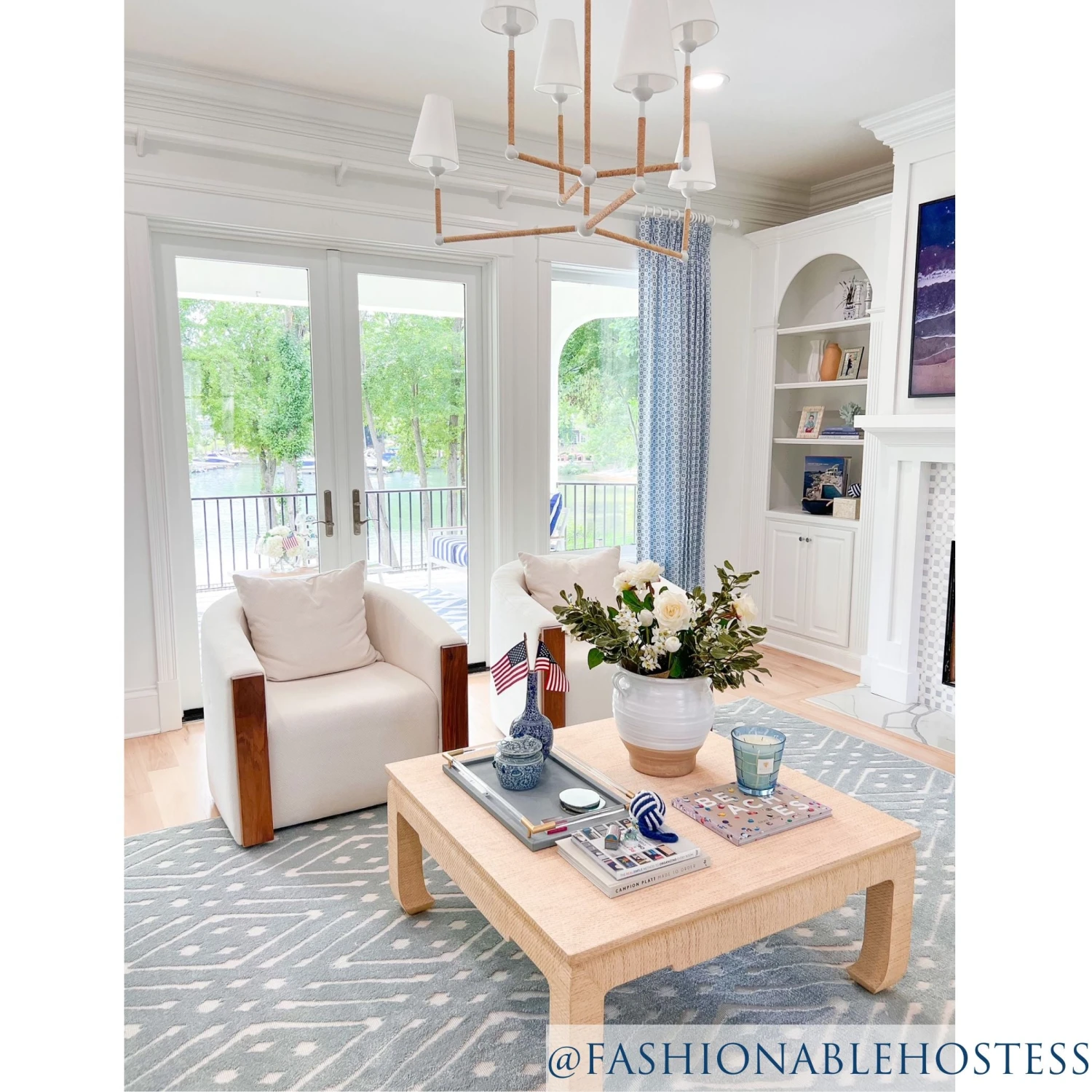 Palmetto Square Coffee Table – Natural 2 Palmetto Square Coffee Table – Natural - Image 2