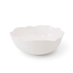 Scallop Melamine Serving Bowl