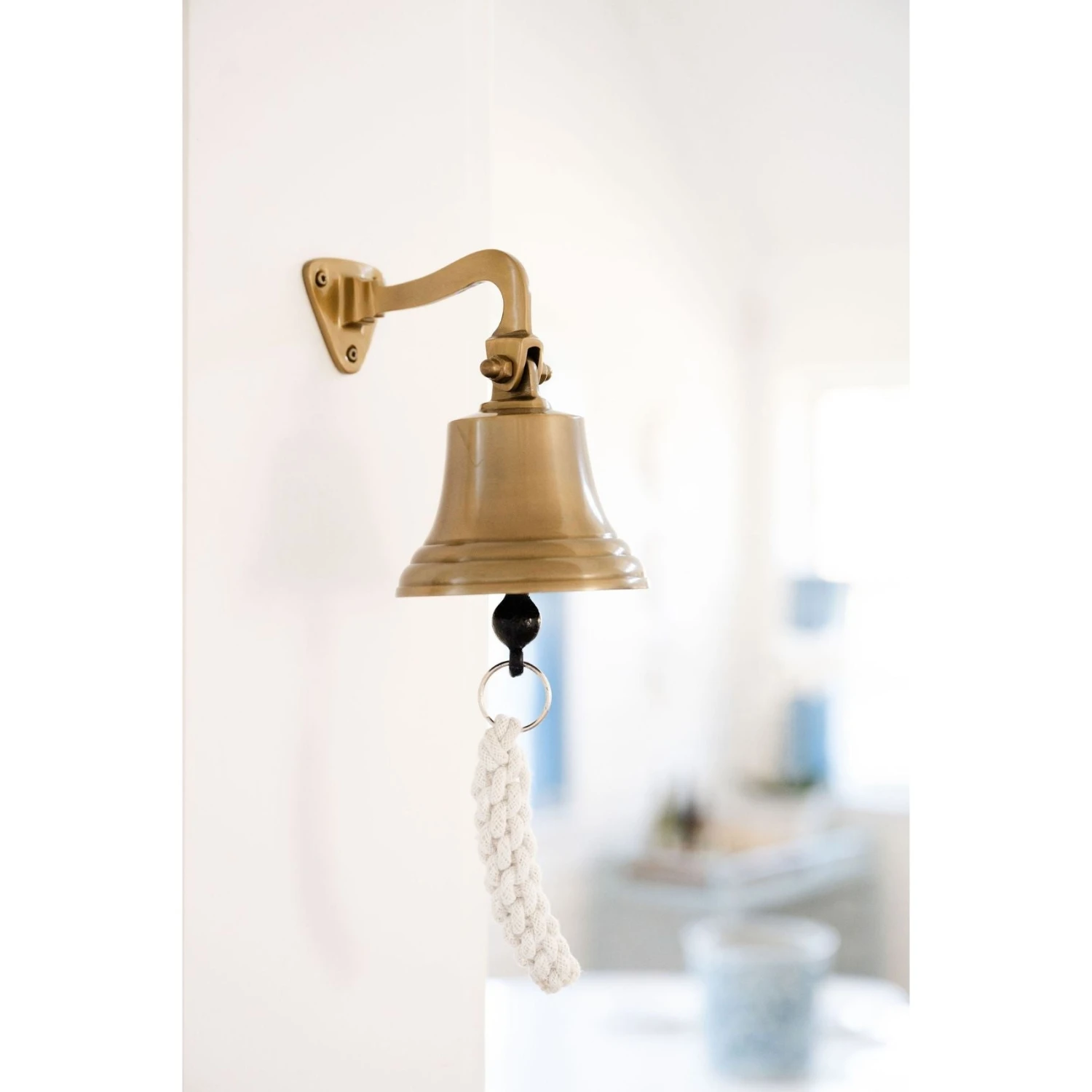 Brass Dinner Bell 4 Brass Dinner Bell - Image 4