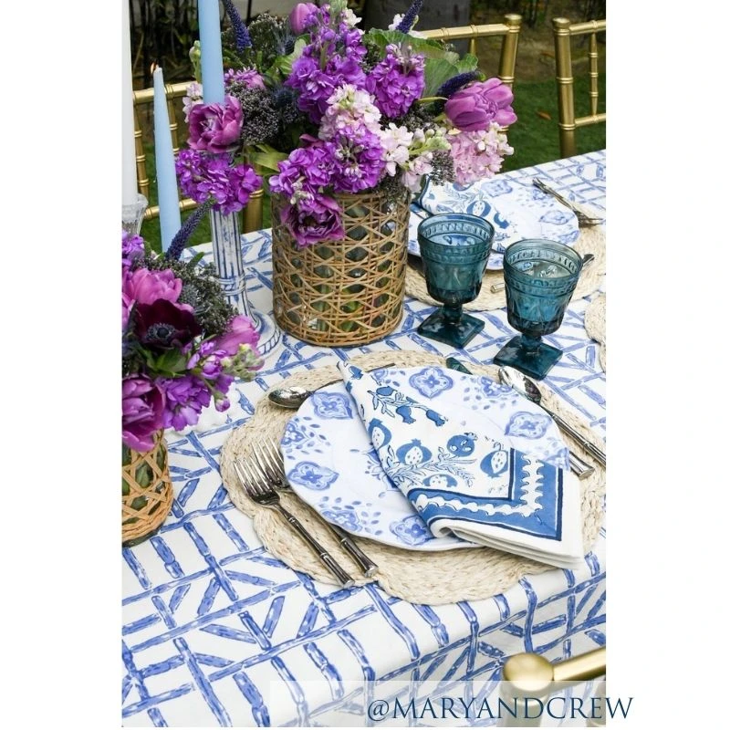 Blue Bells Napkin Set 2 Blue Bells Napkin Set - Image 2
