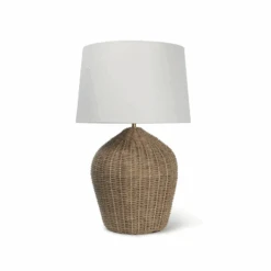 Georgian Table Lamp In Natural