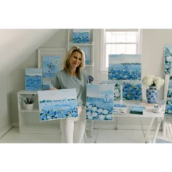 Cottage Breeze IX Original Framed Painting -Sabre Home Decor Sale 13 27afb6f1 95cb 4703 b050 119d6faf756f