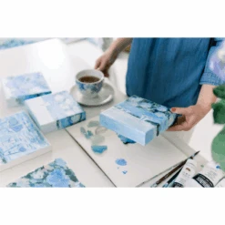 White Coastal Bloom I Mini Original Painting -Sabre Home Decor Sale 17 0816081a e9fc 45da 9db9 67505be4d27e