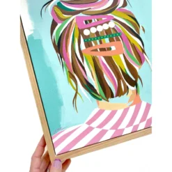 Rainbow Sprinkles Hair Study Original Framed Painting -Sabre Home Decor Sale 18 b27e6ad1 5314 40da bb7b bc807aa1faed