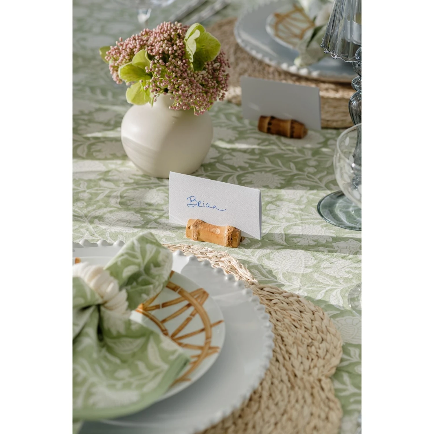 Bamboo Placecard Holders - Set Of 4 3 Bamboo Placecard Holders - Set Of 4 - Image 3