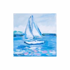Sailing Home Mini Original Painting