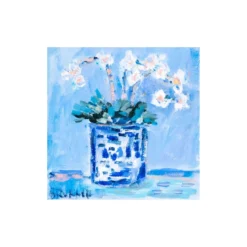 White Orchids VI Mini Original Painting