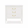 Monaco 3 Drawer Nightstand