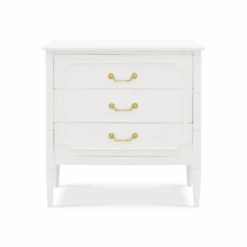 Monaco 3 Drawer Nightstand