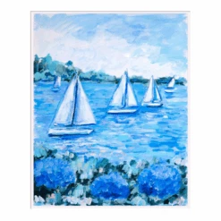 Endless Summer Regatta Original Framed Painting