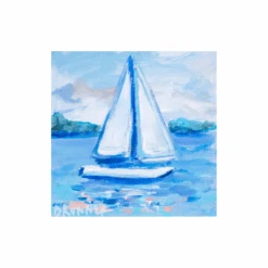 Coastal Calm Mini Original Painting