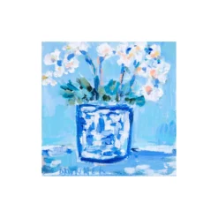 White Orchids III Mini Original Painting