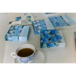 White Coastal Bloom II Mini Original Painting -Sabre Home Decor Sale 1 9b9908d1 4523 4de9 90e6 03c8254be328