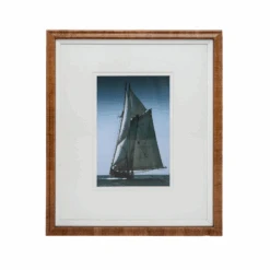 Vintage Sailboat Framed Art