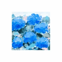 Blue Coastal Bloom I Mini Original Painting