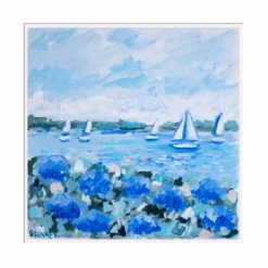 Cottage Breeze I Original Framed Painting