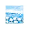 Sails And White Blooms I Mini Original Painting