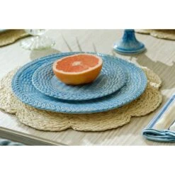 Blue Rattan Dinner Plate 9 Blue Rattan Dinner Plate -Sabre Home Decor Sale 26 ae78d6cb 3e91 4239 95d7 cc37842f08c7
