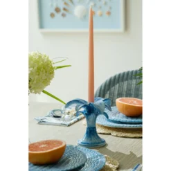 Blue Palm Taper Holder -Sabre Home Decor Sale 28 d75d7217 a53b 4a89 ab7c 3cfbfe265664