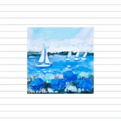 Sails And Blue Blooms I Mini Original Painting -Sabre Home Decor Sale 2 21a96d9b 7e02 483c b4f9 c5aadec92676