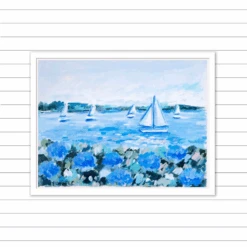 Cottage Breeze III Original Framed Painting -Sabre Home Decor Sale 2 350b5e72 0618 4e56 9b50 94b93aa04488