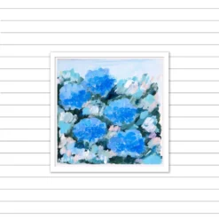 Ultramarine Blooms II Original Framed Painting -Sabre Home Decor Sale 2 59bfa3c4 a603 4069 8755 76ea6a74a014