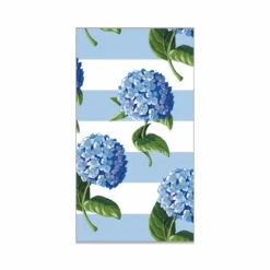 Hydrangea Stripe Guest Towels