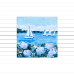 Sails And White Blooms III Mini Original Painting -Sabre Home Decor Sale 2 c6b7f3d7 3cbc 48ec 86eb b3e4abf98444