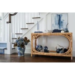 Princeville Rattan Console Table -Sabre Home Decor Sale 31 47521275 32e2 4877 a6c3 8557b5138d45