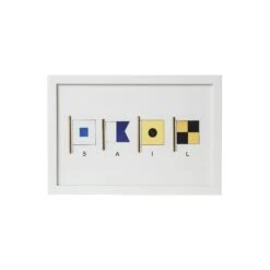 Signal Code Framed Art - SAIL