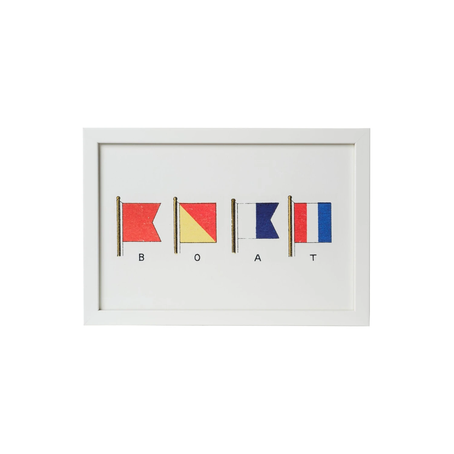 Signal Code Framed Art - BOAT 1 Signal Code Framed Art - BOAT
