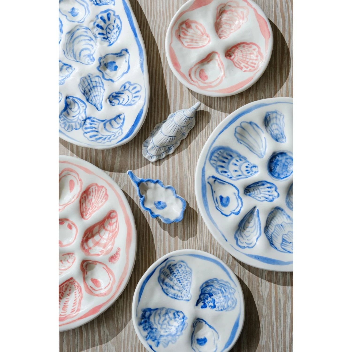 Blue Dozen Oyster Plate 4 Blue Dozen Oyster Plate - Image 4