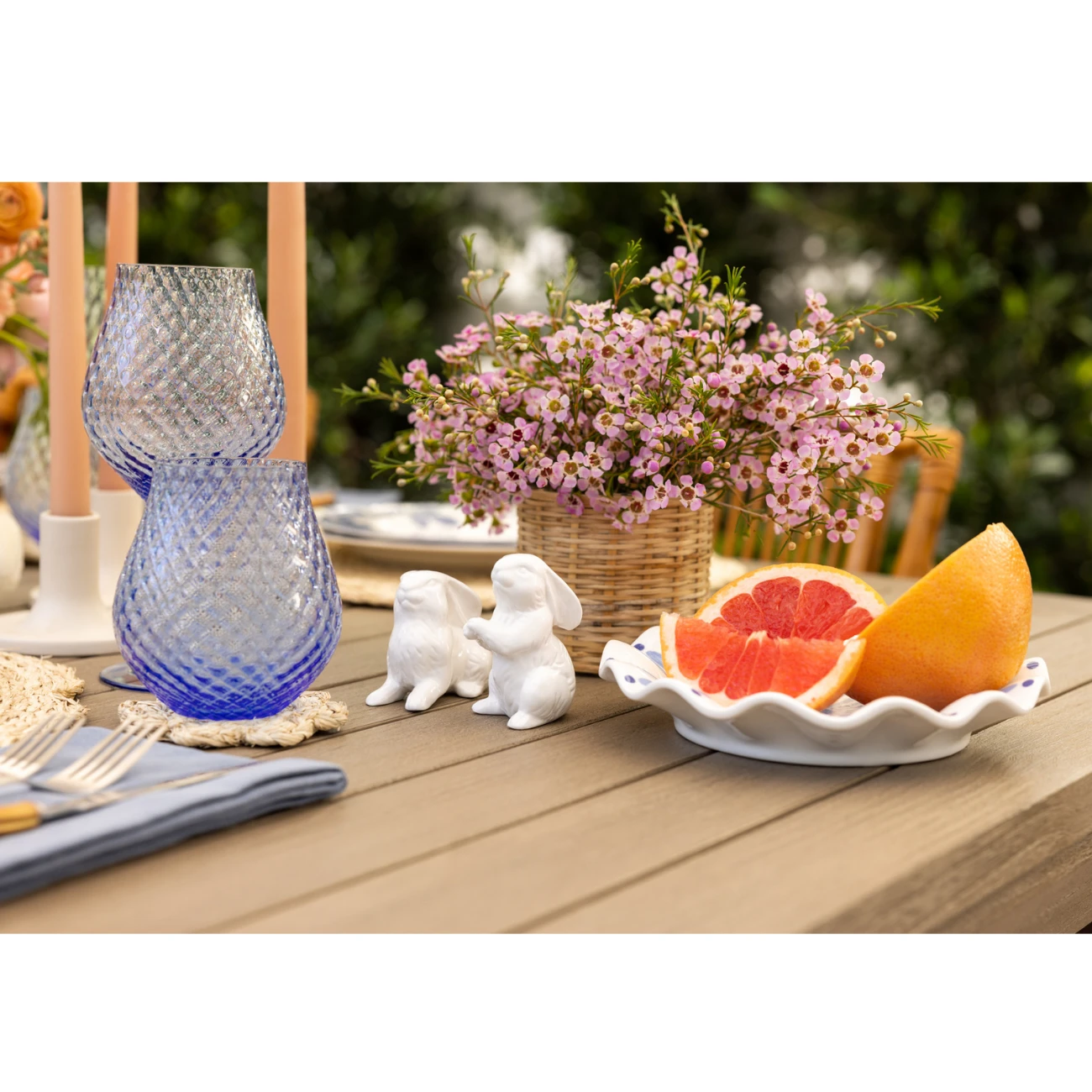 Balboa Stemless Wine Glasses - Blue 6 Balboa Stemless Wine Glasses - Blue - Image 6