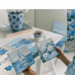 Sails And Blue Blooms II Mini Original Painting 6 Sails And Blue Blooms II Mini Original Painting -Sabre Home Decor Sale 5 ada5dce1 7eb5 46a5 991c 0039205d88c9