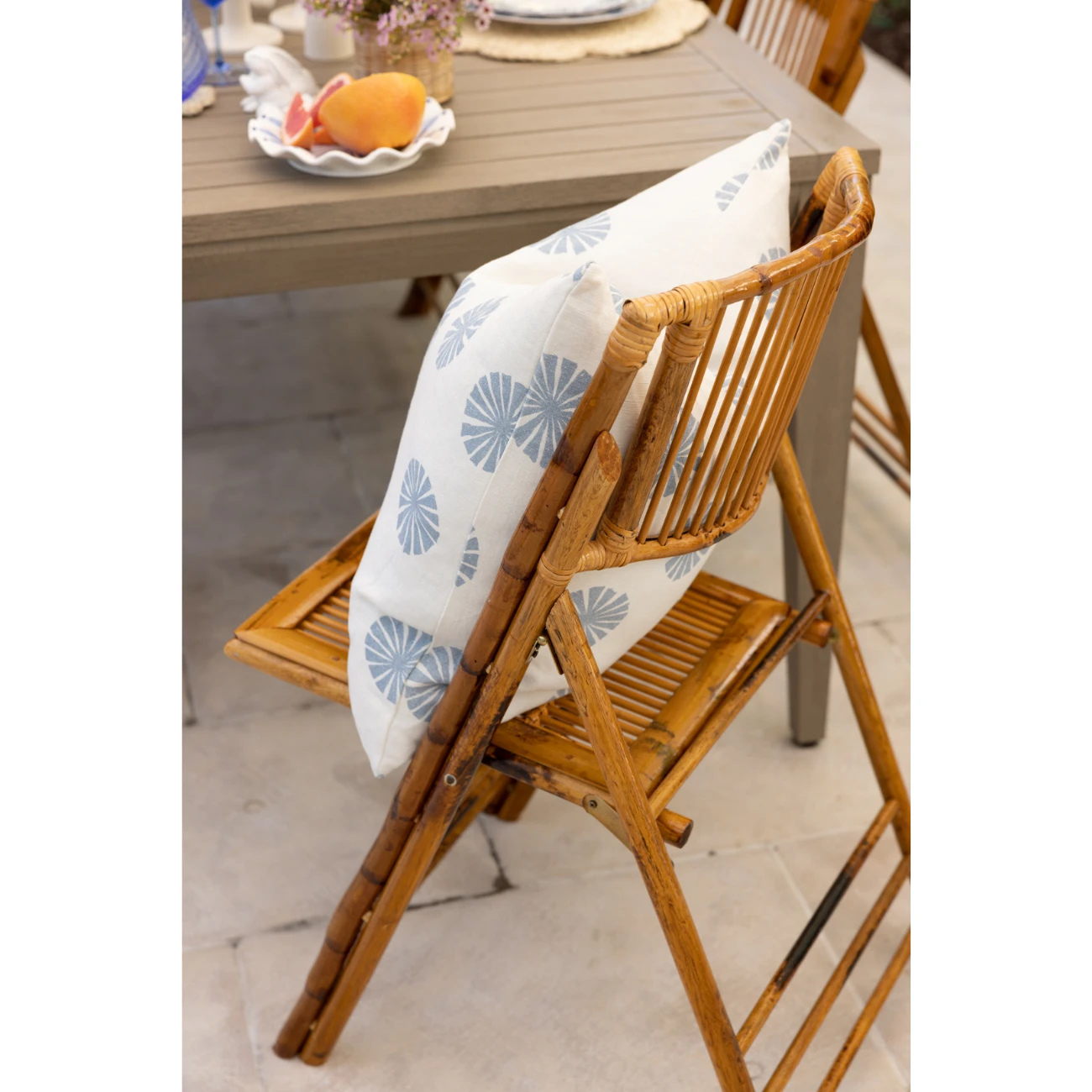 Antiqued Folding Chair - Set Of 4 4 Antiqued Folding Chair - Set Of 4 - Image 4
