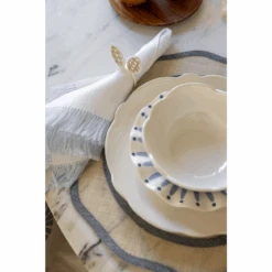 Sorrento Ruffle Salad Plates - Set Of 2 13 Sorrento Ruffle Salad Plates - Set Of 2 -Sabre Home Decor Sale 61