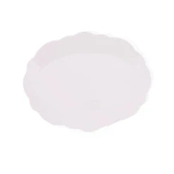 Scallop Melamine Oval Platter