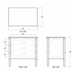 Monaco 3 Drawer Nightstand -Sabre Home Decor Sale 6 a06456d8 9184 4df9 8a5b c4b3e11eeab5