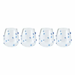 Blue Confetti Tumbler - Set Of 4 -Sabre Home Decor Sale 6 aa89c580 0c4d 4bbf 9e94 540b6e673d79
