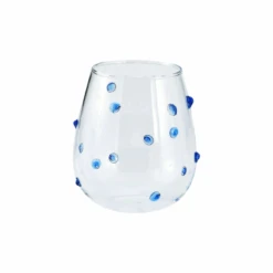 Blue Confetti Tumbler - Set Of 4