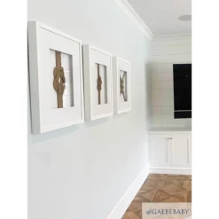 White Nautical Knot Framed Art - Double Square -Sabre Home Decor Sale 85 db2b7b09 9830 40fc a5cd 5c2e816ed362