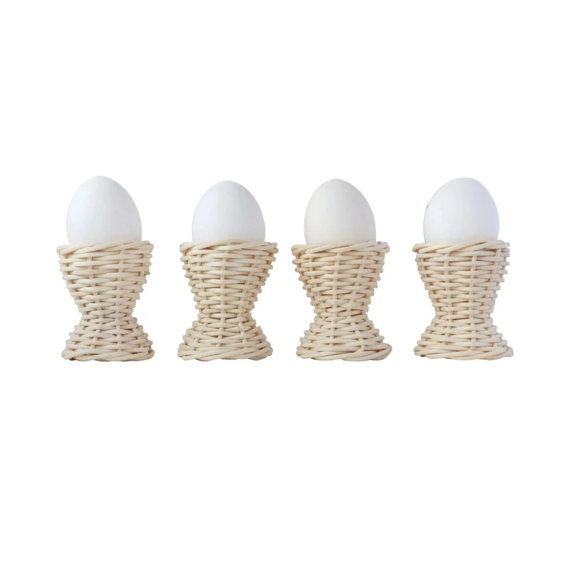 Woven Egg Holders - Set Of 4 1 Woven Egg Holders - Set Of 4
