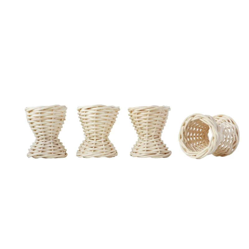 Woven Egg Holders - Set Of 4 4 Woven Egg Holders - Set Of 4 - Image 4