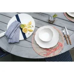 Scallop Melamine Dinner Plates - Set Of 4 -Sabre Home Decor Sale 9 3f77a8d3 b6ba 4508 a499 0da2207ba9e3