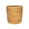 Sconset Round Waste Basket - Natural